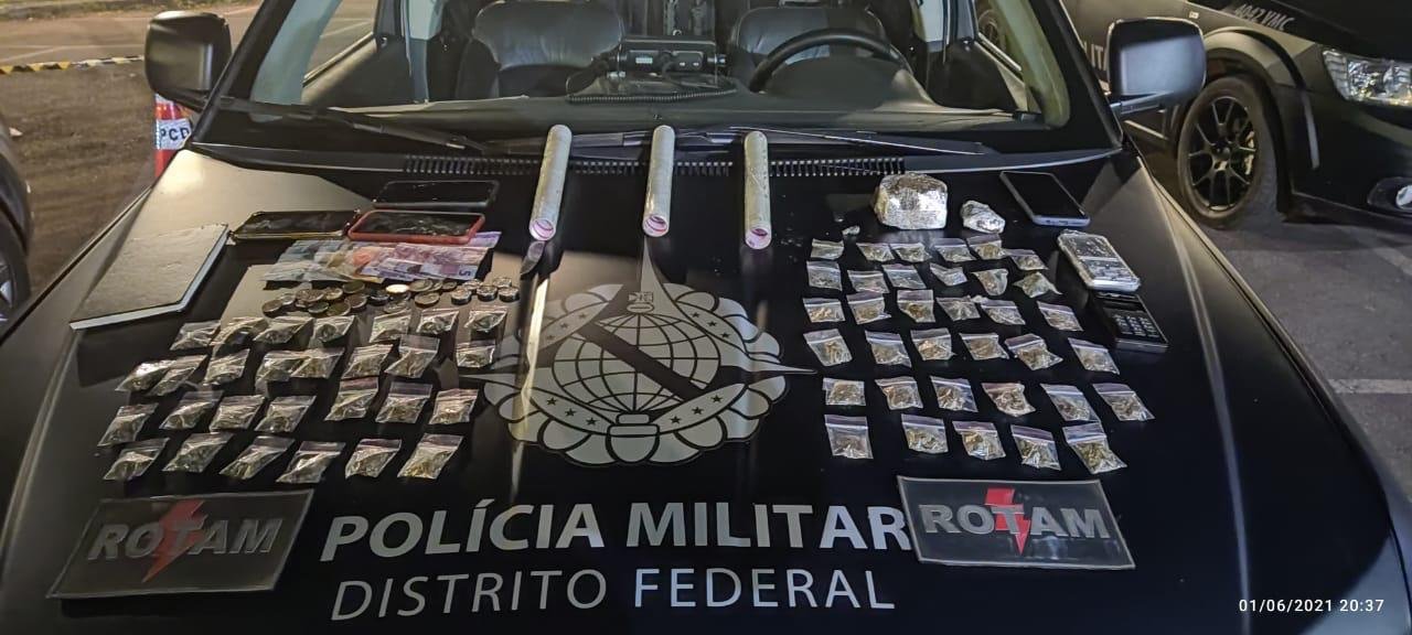 PMDF acaba com ponto de tráfico em Samambaia