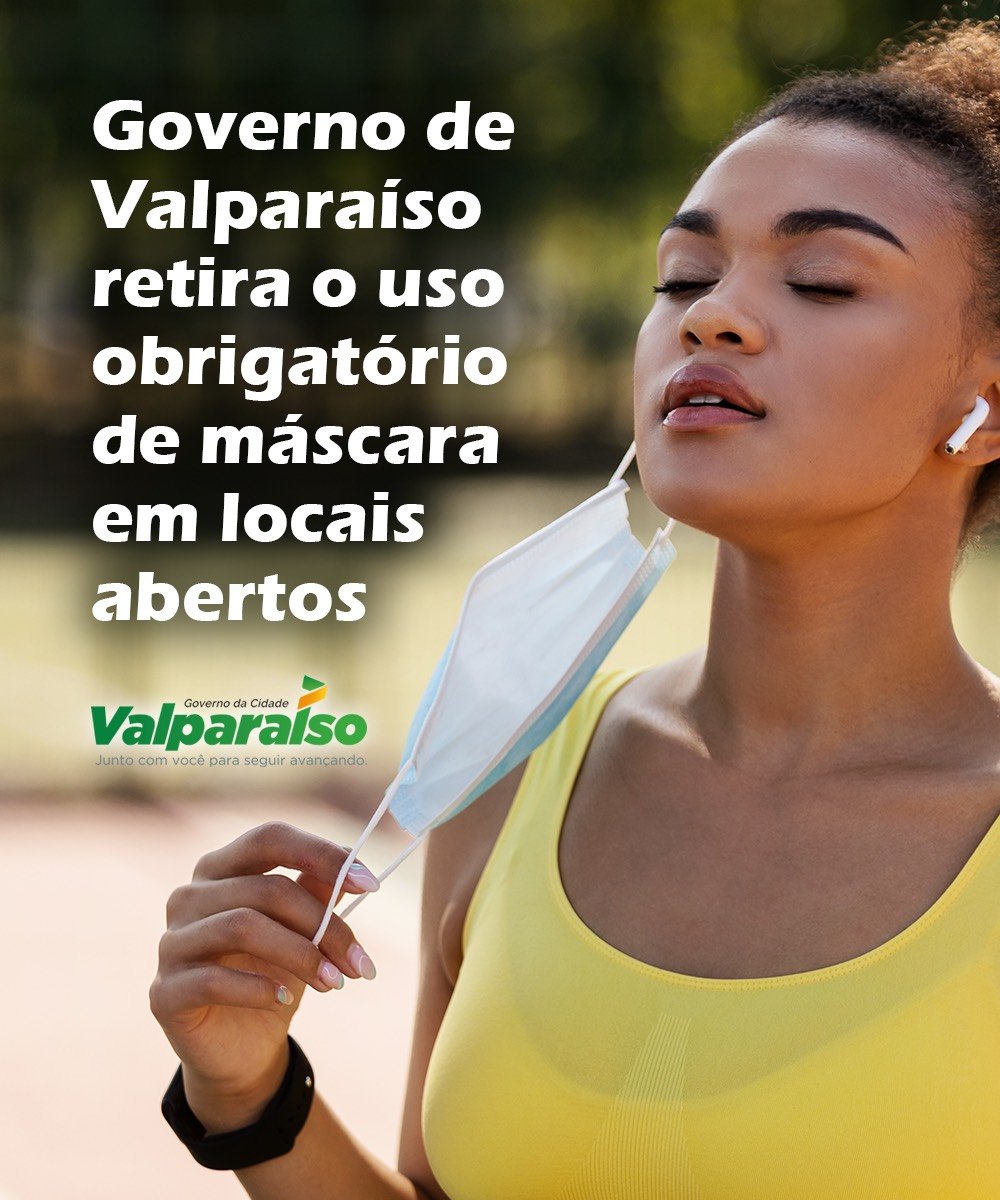 Valparaíso de Goiás flexibiliza uso de máscaras em locais fechados
