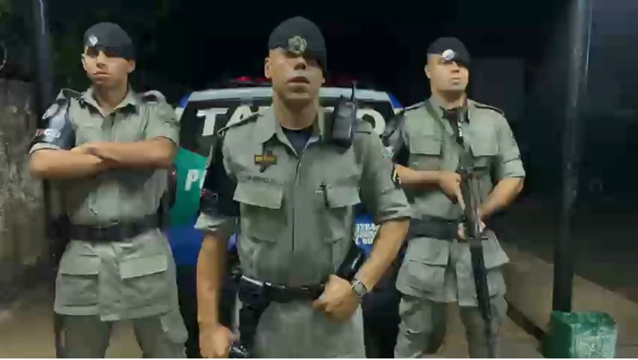 VÍDEO : Em cristalina policia militar prende em flagrante homem que tentou matar duas mulheres.