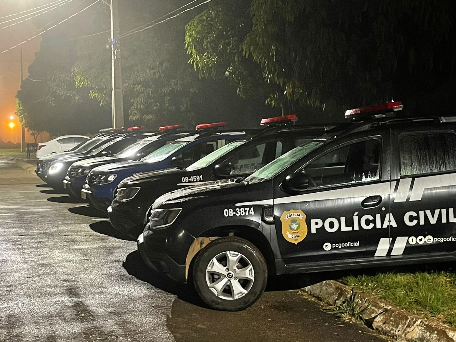 PCGO deflagra (Operação Todos Contra o Crime) e cumpre mandados de prisão, busca e apreensão em cidades do entorno sul.