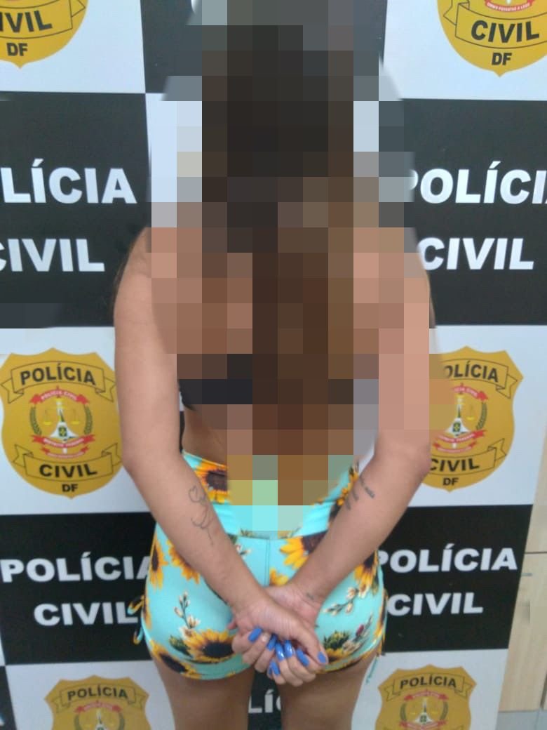 A PCDF, ATRAVÉS DA 35ªDP,  PRENDE EM FLAGRANTE UMA MULHER POR EXTORSÃO PRATICADA COM USO DE ARMA DE FOGO