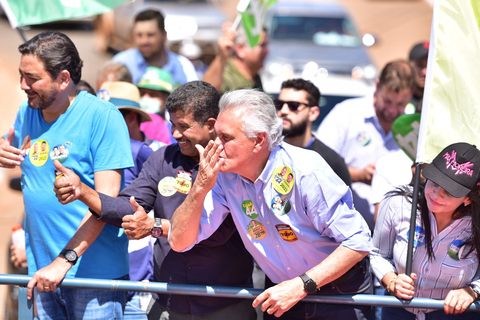 Caiado movimenta Campo Limpo, Ouro Verde e Petrolina de Goiás com carreatas