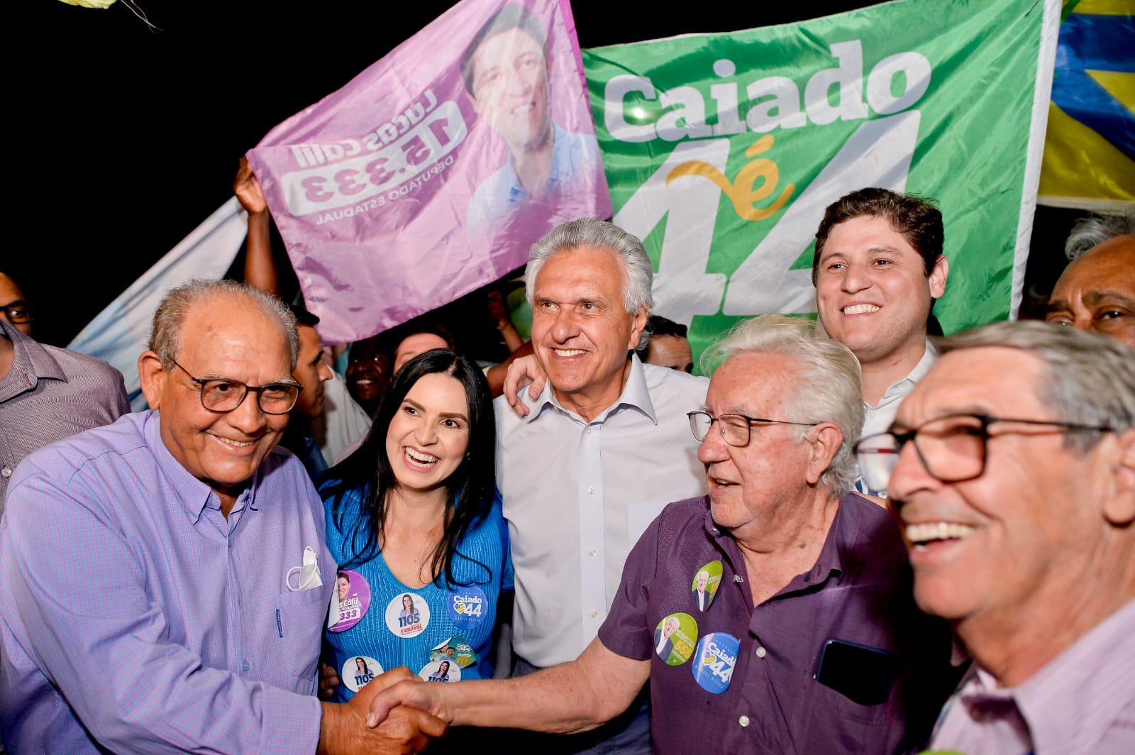 Dos 246 municípios do estado de Goiás, 236 declararam apoio a Caiado, a expectativa é que este número venha aumentar.