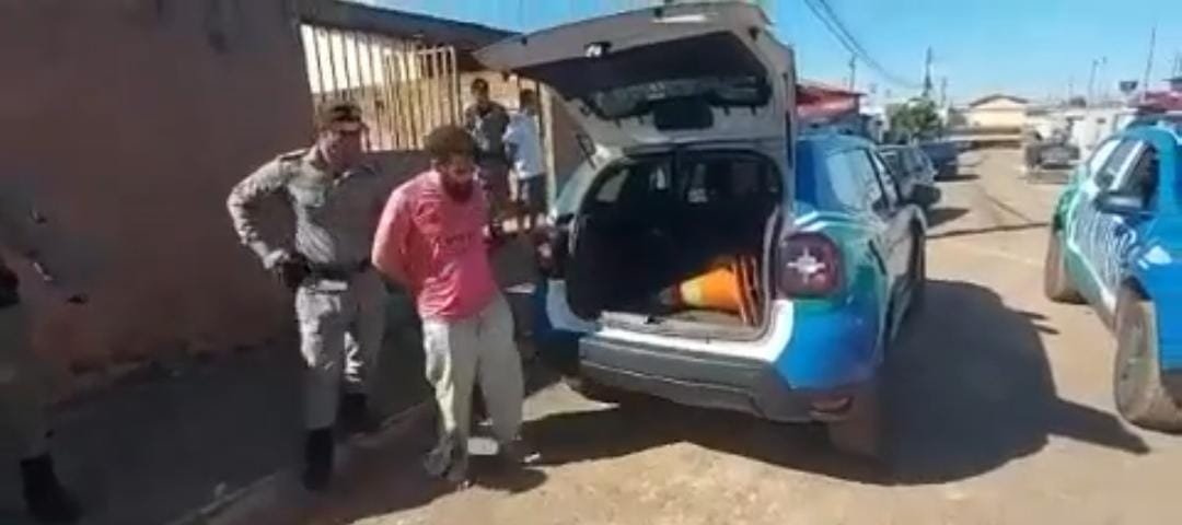 Vídeo mostra momento da prisão de Matheus Feliciano.