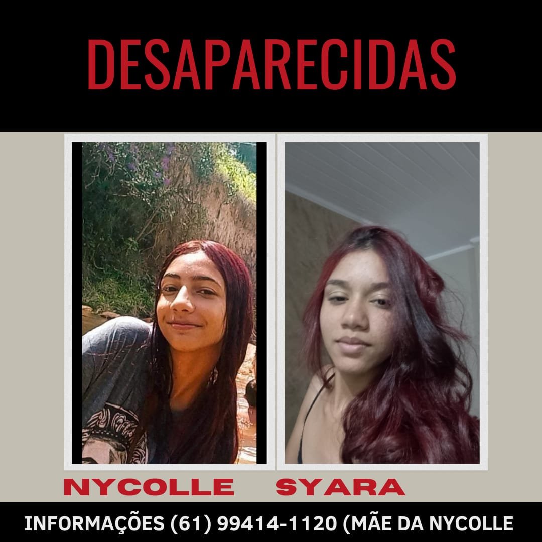 Adolecentes de 13 e 14 anos desaparece das ruas de Valparaíso, família busca por informações.