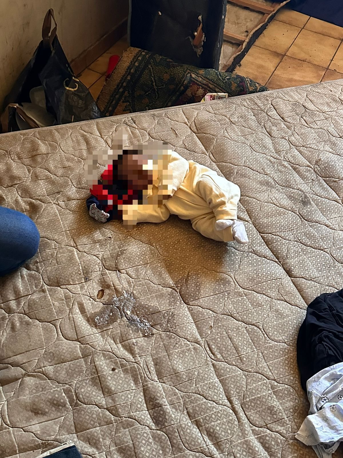 Bebê de três meses com sinais de desnutrição é resgatado pela polícia em Novo Gama.