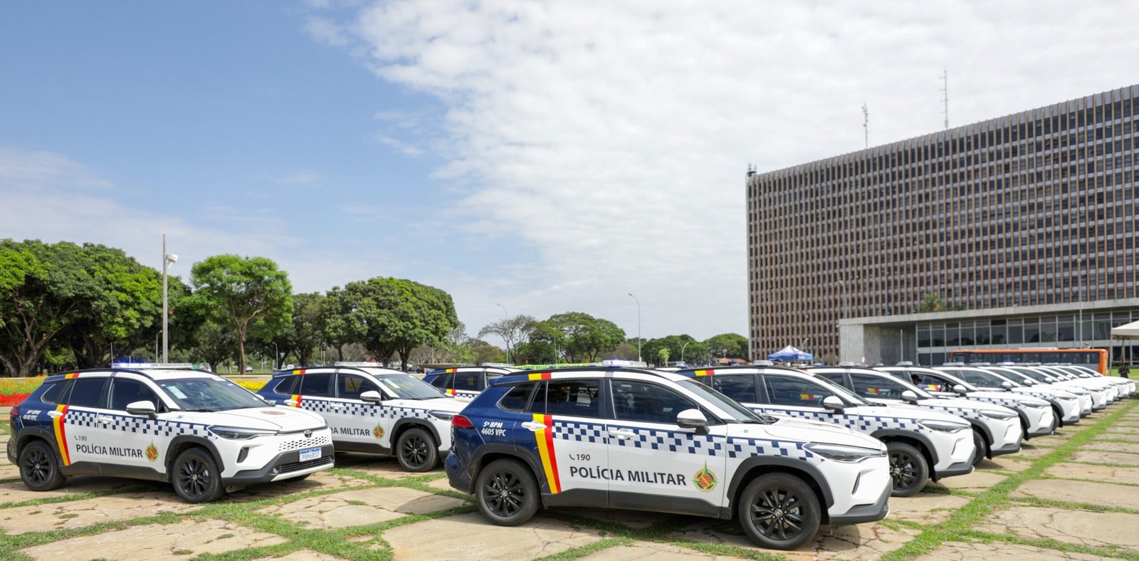 GDF reforça frota da Polícia Militar com entrega de 125 novas viaturas