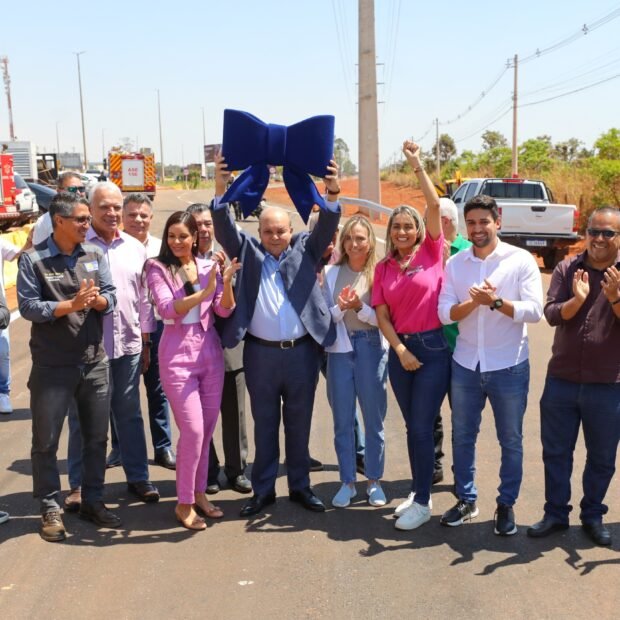 Ibaneis Rocha inaugura marginal da BR-040 com investimento de R$ 10,5 milhões