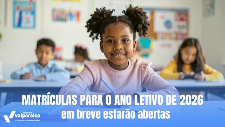 Matrículas abertas para rede pública de Ensino Municipal