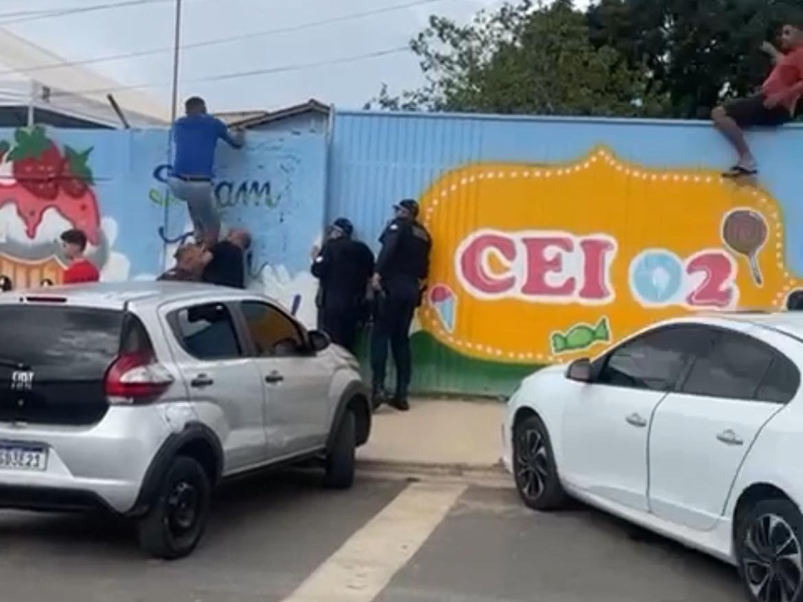 PMDF detém homem em surto dentro de escola em Planaltina