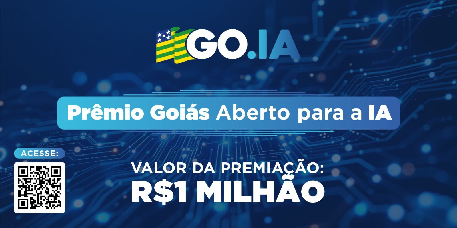 Líder em IA no Brasil, Goiás lança prêmio de R$ 1 milhão durante Etos.IA e Campus Party