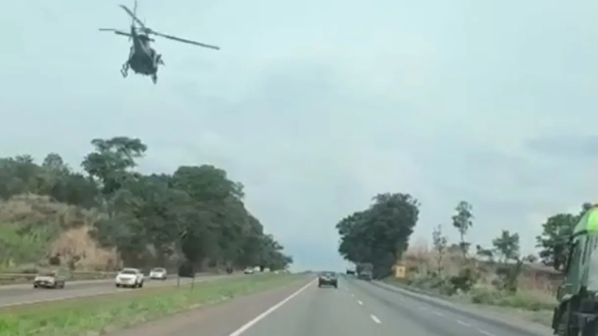 Perseguição com helicóptero termina em confronto e morte de traficante em Goiás