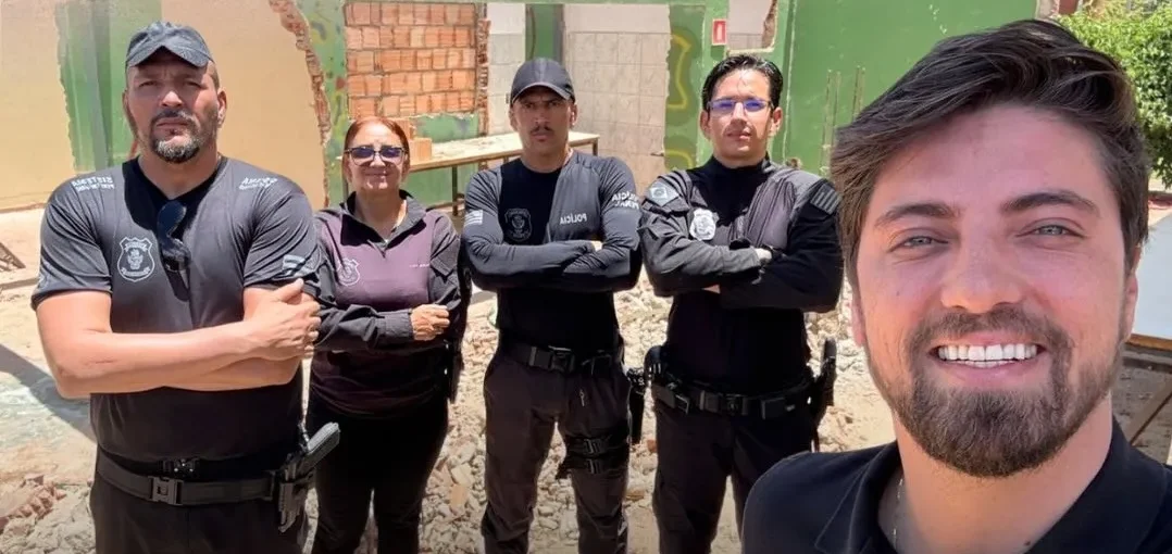 Parceria com Secretaria de Políticas Penais garante reforma da Escola Municipal Natielly em Valparaíso