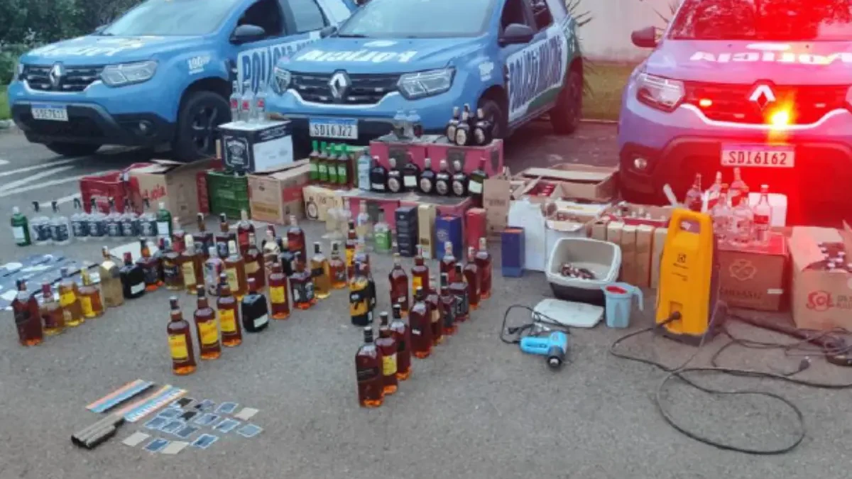 De Old Parr a Ballantines: PM fecha fábrica de whisky falsificado perto de Anápolis