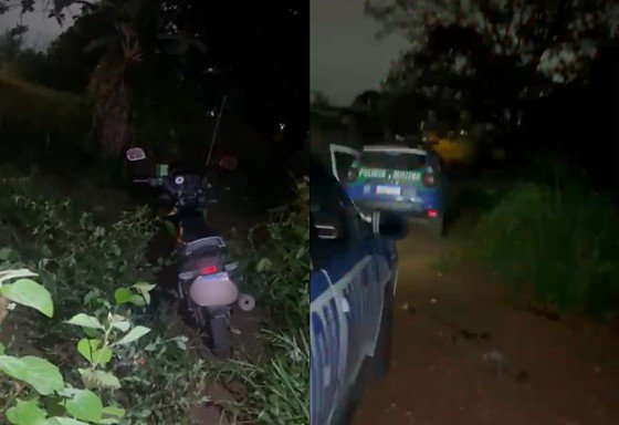 Homem rouba moto de entregador, mata rival, troca tiros com a PM e acaba morto