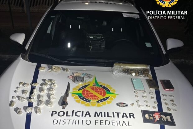 Suspeito tenta fugir, descarta droga e acaba preso por tráfico no Paranoá