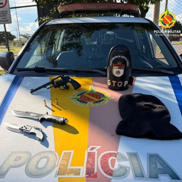 Vovô do crime, velho pega arma da tiros para o alto no Recanto das Emas DF