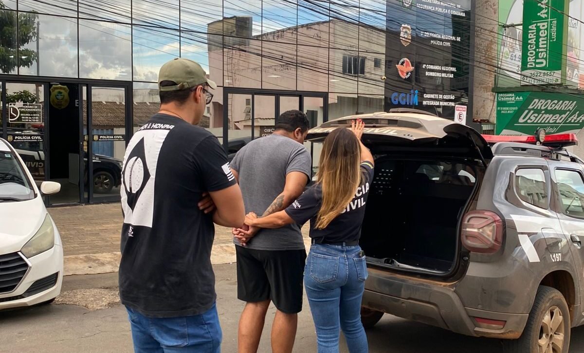 Acusado de abusar de enteada de 06 anos é preso em Luziânia