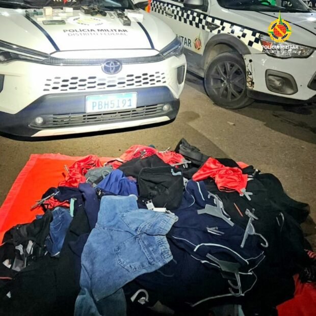 PMDF prende 2 homens por furto qualificado e recupera R$ 8 mil em mercadorias