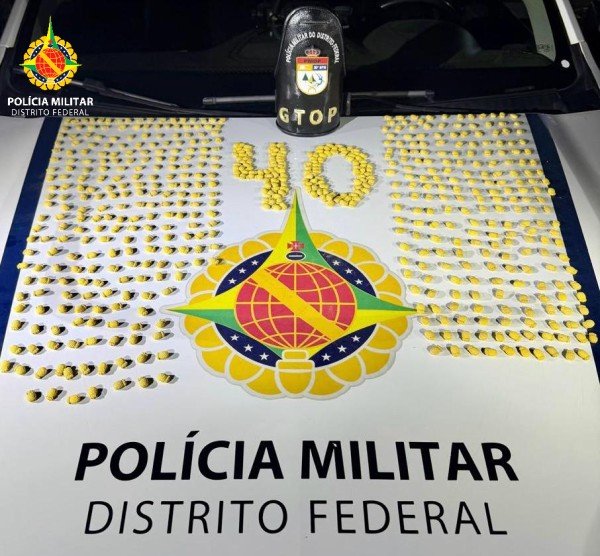 PMDF apreende mais de 600 comprimidos de ecstasy no Paranoá