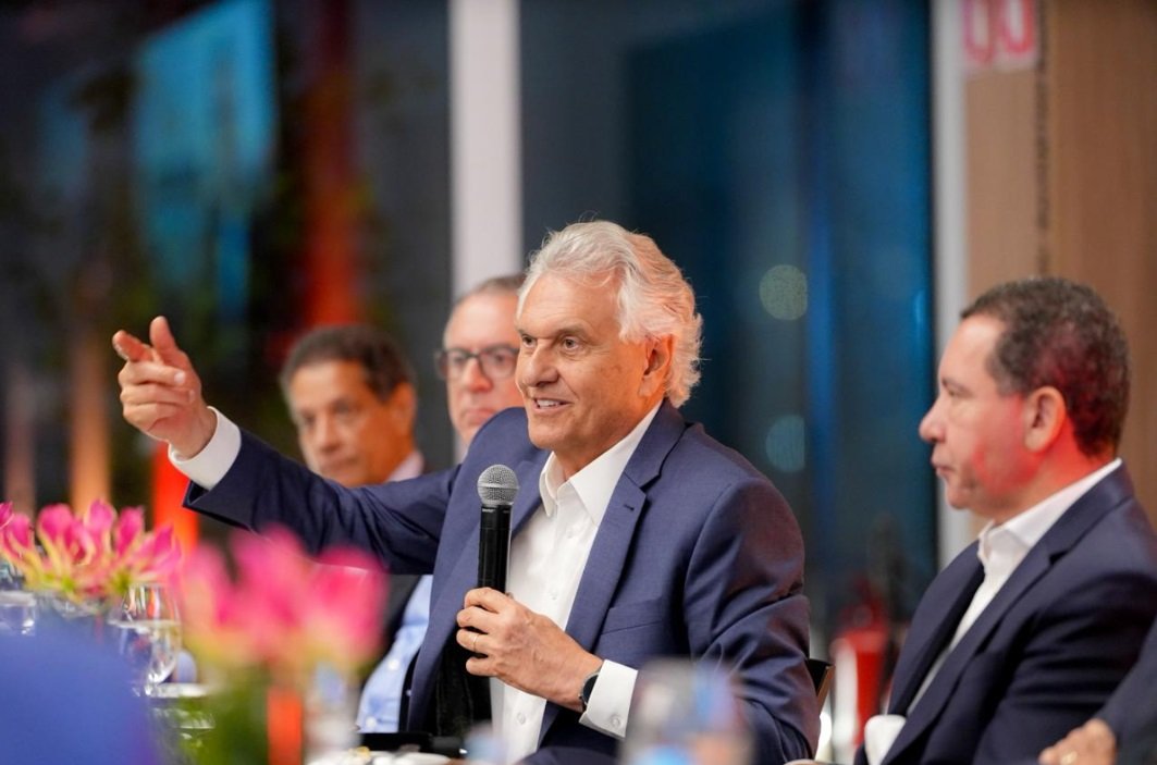 Em São Paulo Caiado destaca modelo de segurança de Goiás em diálogo com setor de seguros