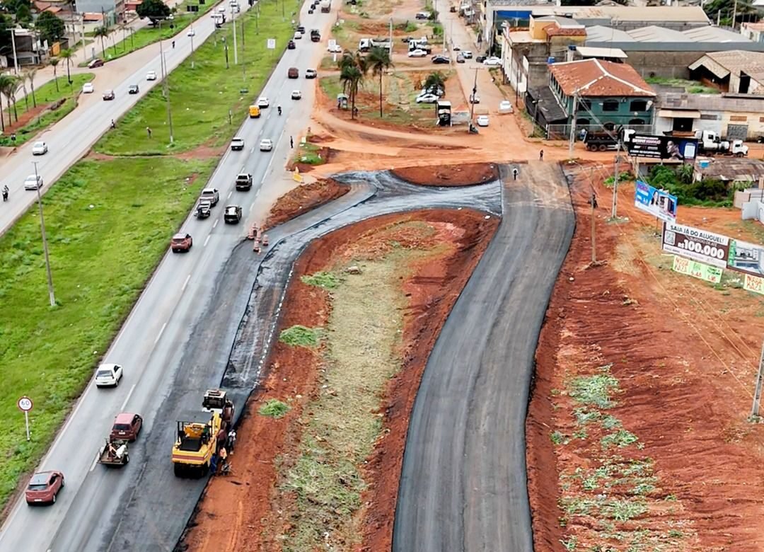 Pista marginal br 040 que liga Havan ao parque marajó está asfaltada e liberada