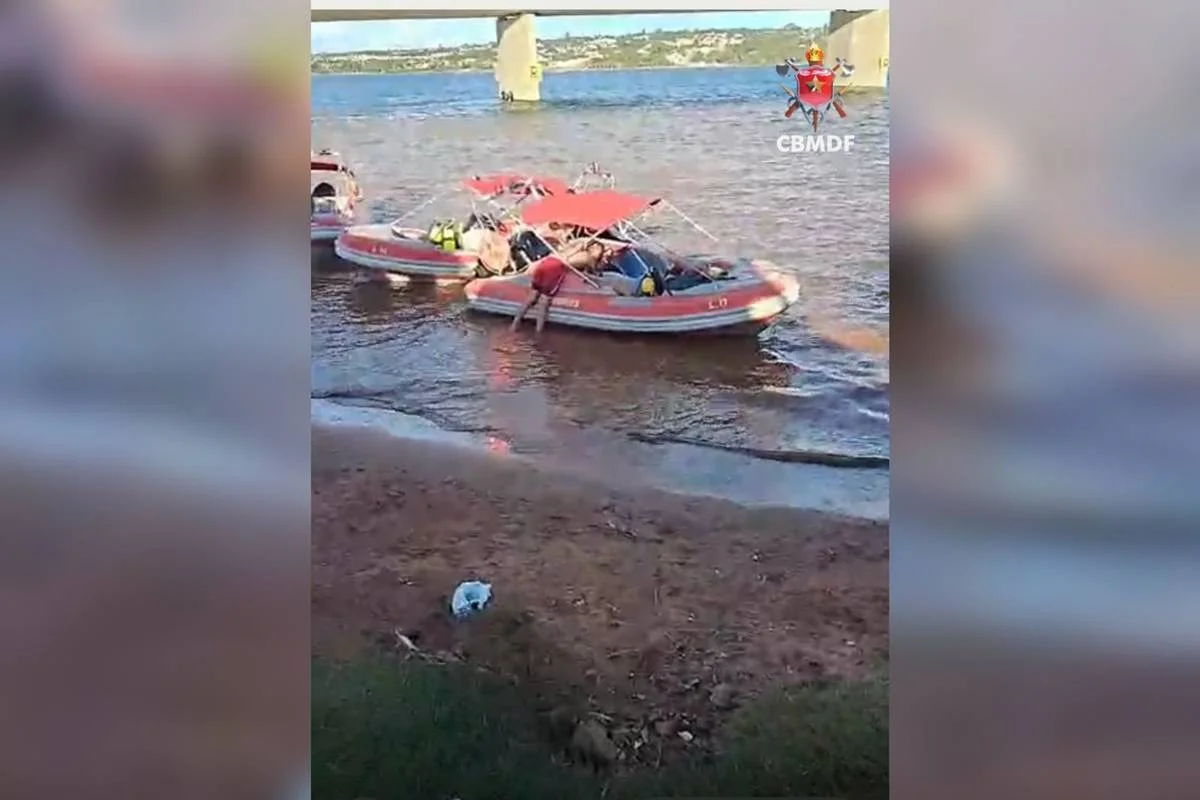 Dois homens são hospitalizados após afogamento no Lago Paranoá
