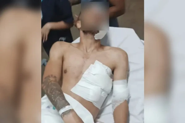 Homem chega ferido ao hospital e sai preso após PM descobrir que ele deve pensão, em Goiânia