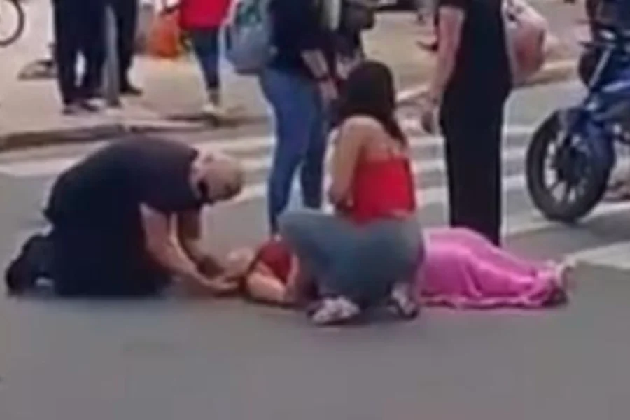 Gestante é atrpoleda em faixa de pedestre no DF