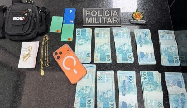 Homem é detido após realizar depósitos suspeitos em banco de Sobradinho