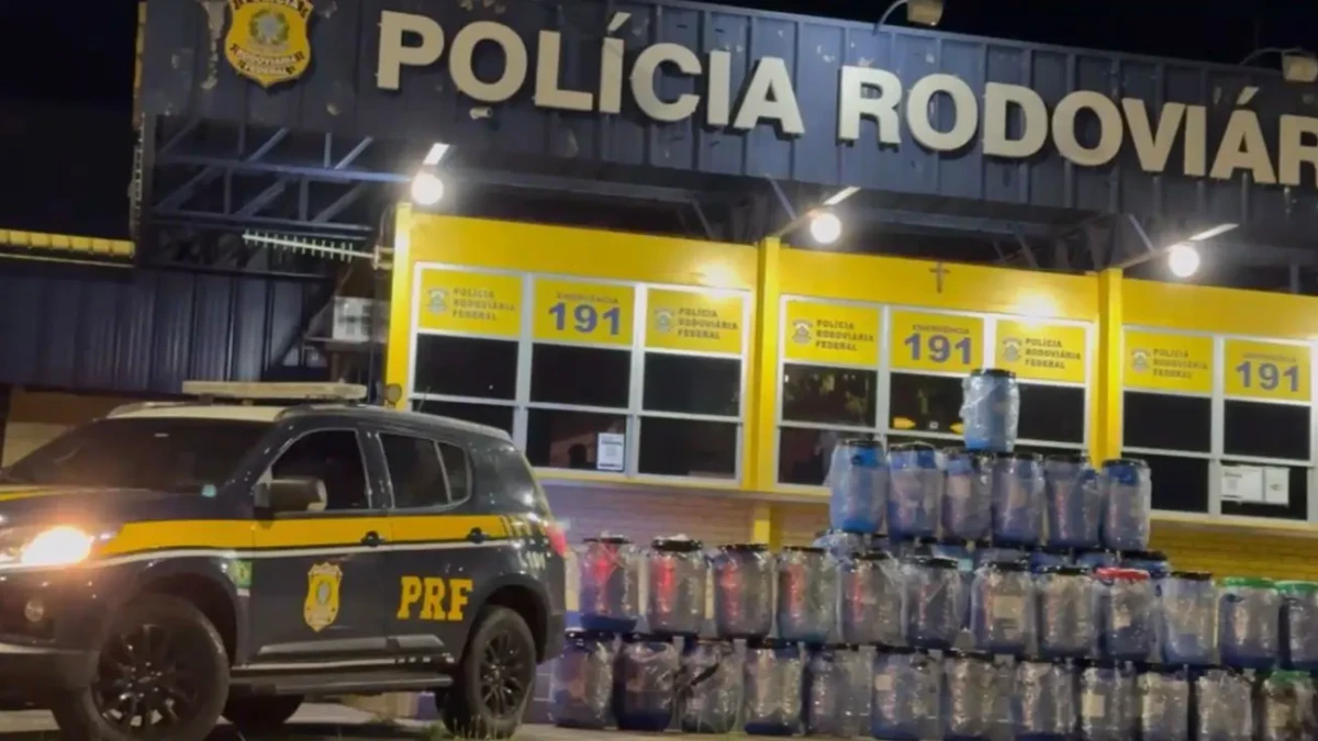 1,5 tonelada de maconha skunk que seria entregue no DF, é apreendida em Goiás