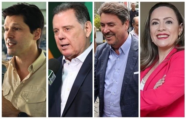 Pesquisa mostra Daniel com 37,8%, Marconi com 21,4% e Wilder com 14,2% na disputa pelo governo em Goiás