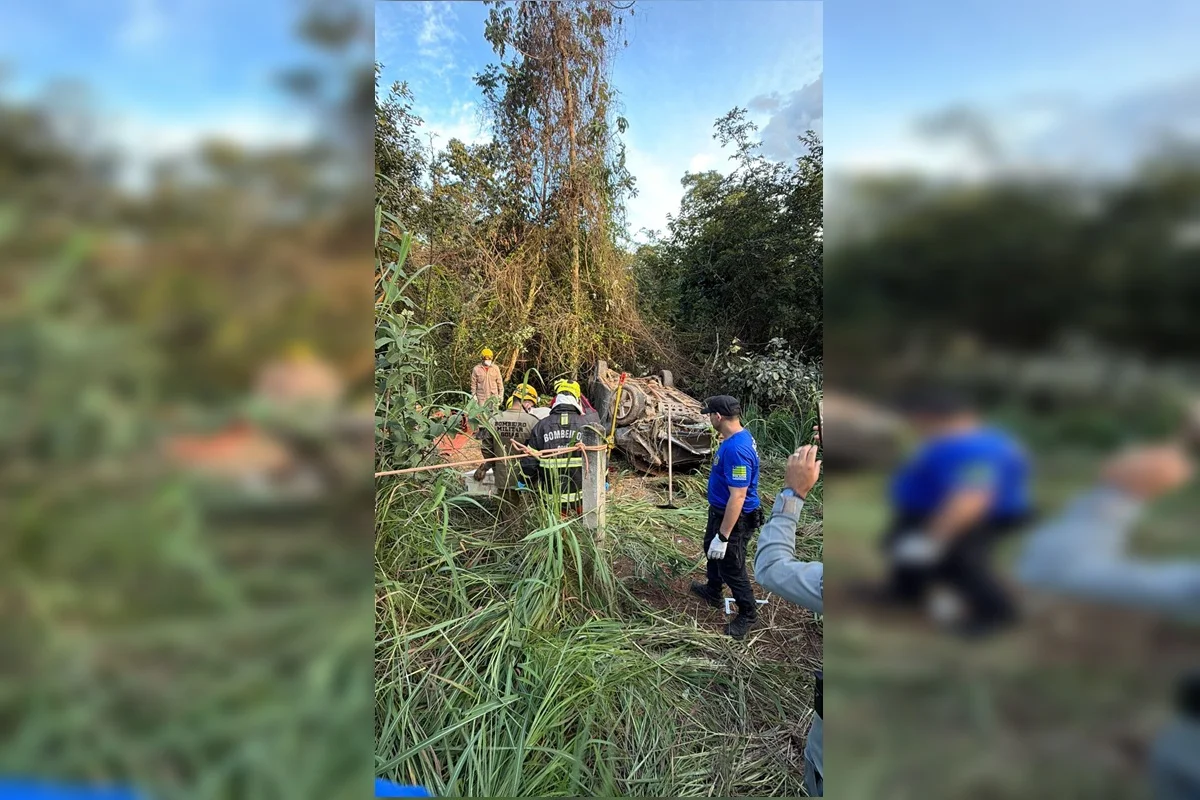 Fatalidade ; Morador do jardim ingá que estava desaparecido é encontrado morto dentro de carro que capotou