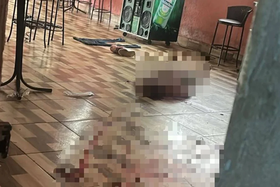 Tiros em bar terminam com duas mortes em Taguatinga