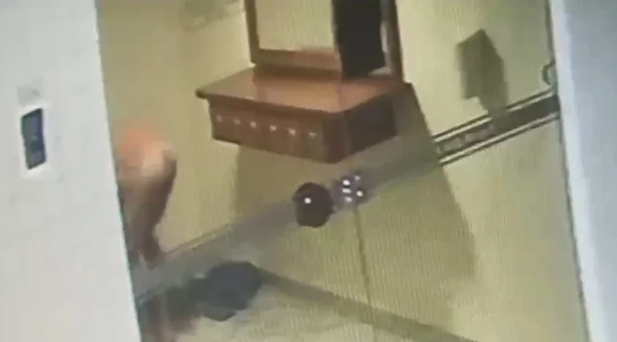 Vídeo ; Moradora grita ao se deparar com Ladrão pelado dentro de Apartamento na Asa Sul