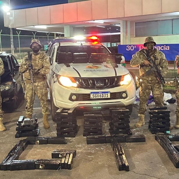 PMDF apreende 200 kg de maconha e prende motorista no Paranoá