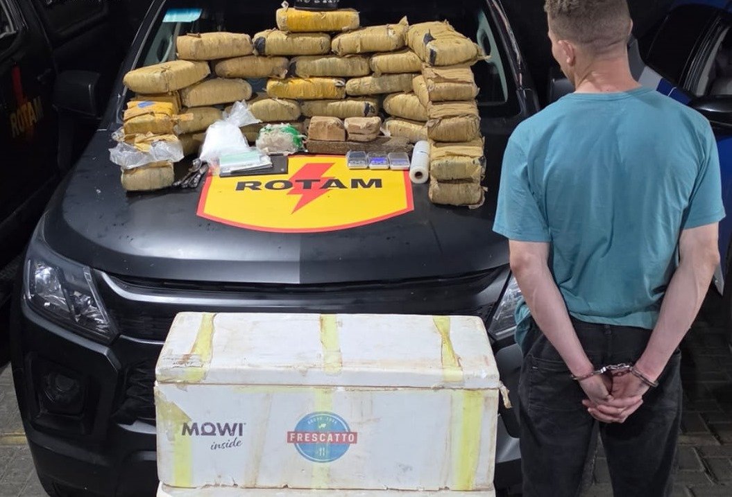 Suspeito de tráfico é preso com grande quantidade de drogas em Goiânia