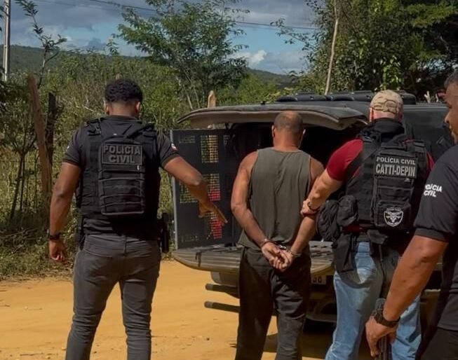 Acusado de estuprar a própria filha em Luziânia e fugir, é preso na Bahia
