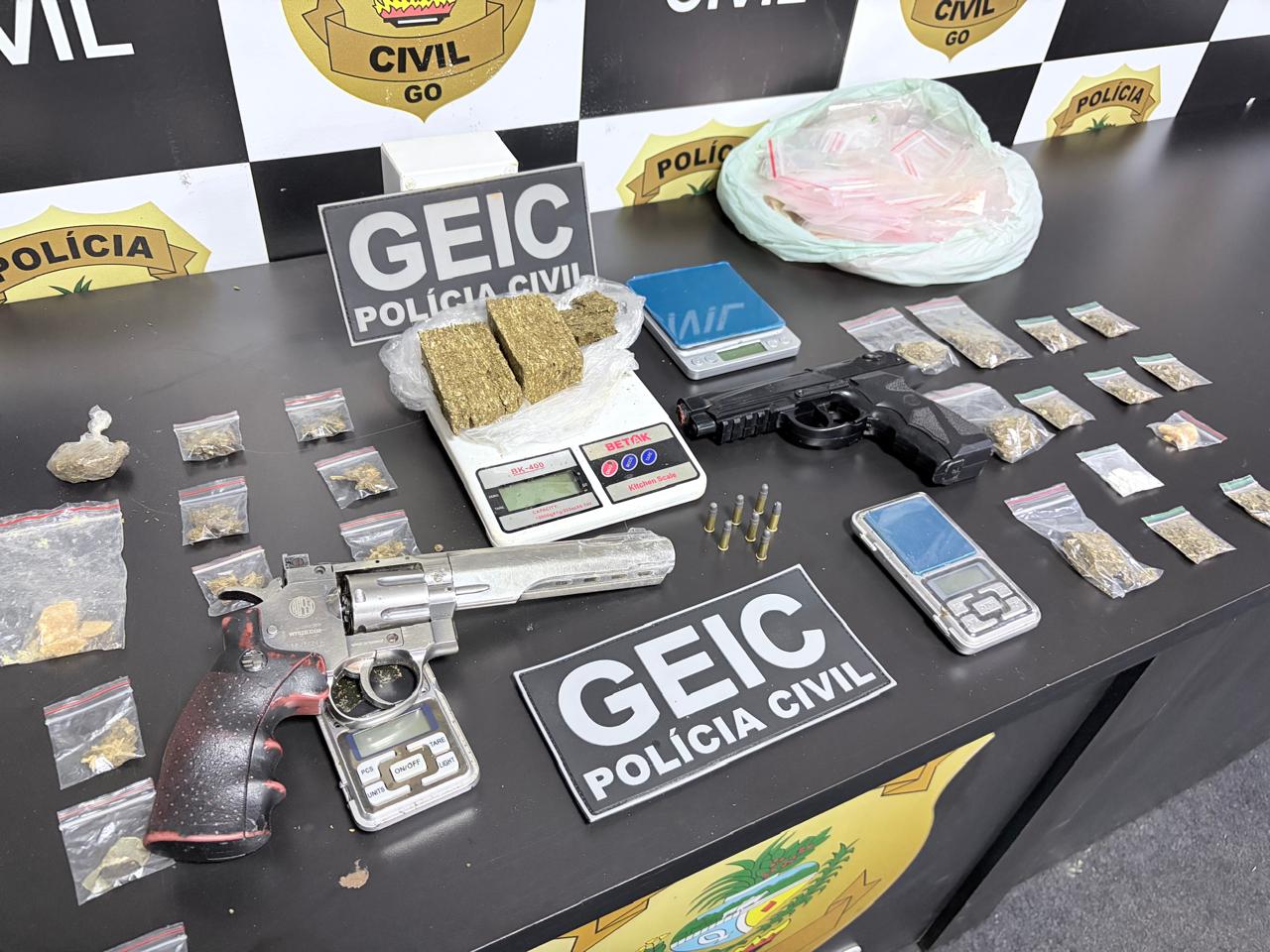 Operação do GEIC desarticula esquema de tráfico que agia em municípios do entorno do DF