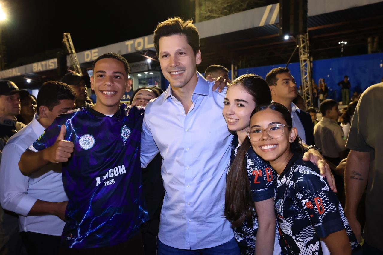 Daniel Vilela destaca importância do esporte na formação dos jovens na abertura de jogos internos de colégios militares