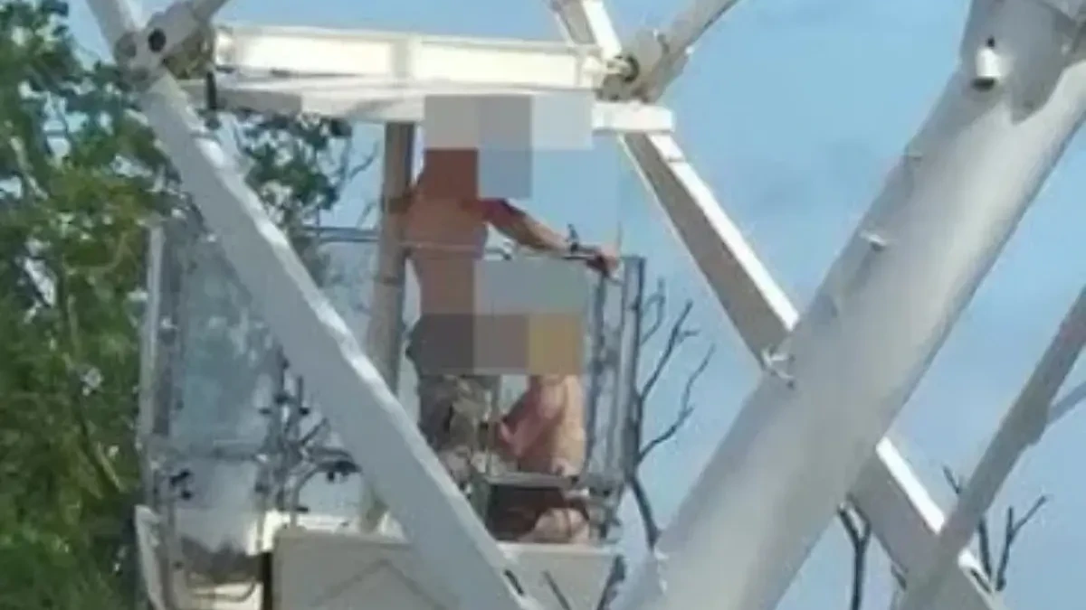 Casal é filmado fazendo sexo em roda-gigante durante festival de rock; vídeo